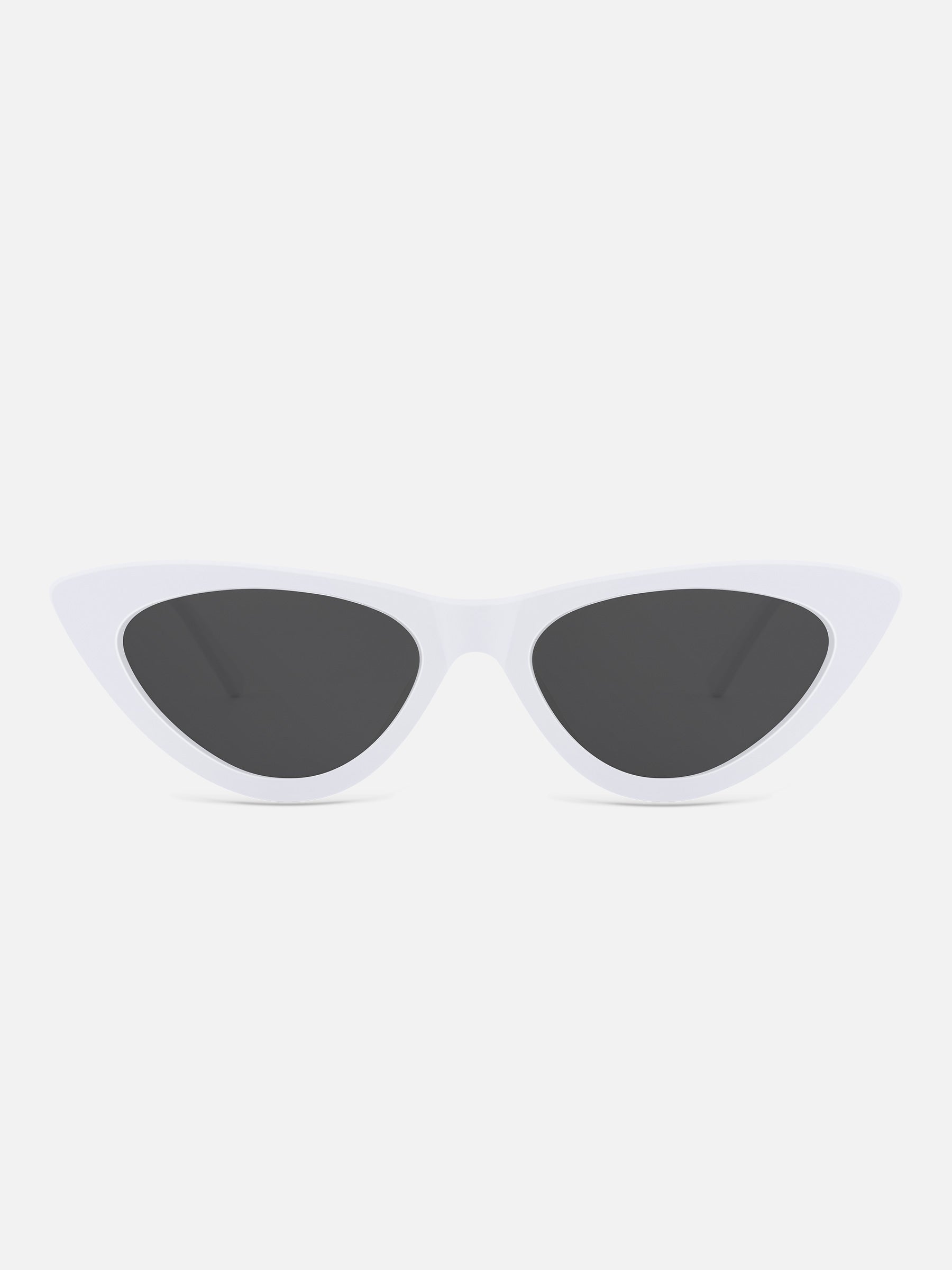 90s Curved Cat Eye Sunglass Retro with Glass Lens - Flo – Sunglass Museum
